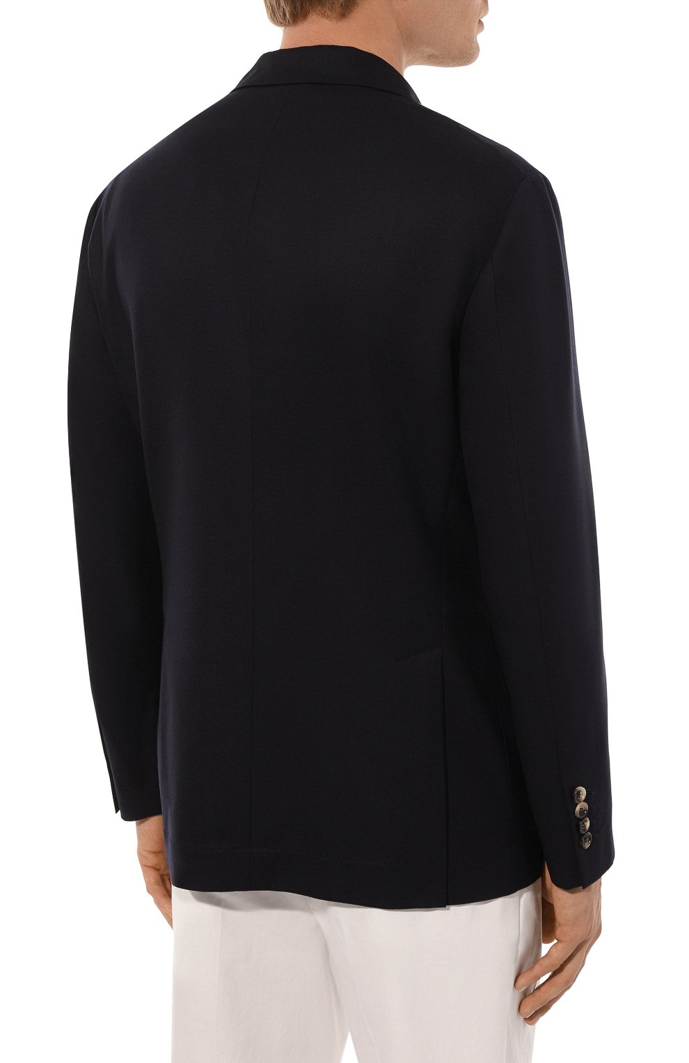 Шерстяной пиджак BRUNELLO CUCINELLI темно-синего цвета по цене 337000 руб., арт. ME2267BND, фото 6 Шерстяной пиджак BRUNELLO CUCINELLI, арт. ME2267BND, фото 6