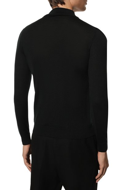 Шерстяной джемпер DANIELE FIESOLI темно-зеленого цвета по цене 17550 руб., арт. DF 0027, фото 4 Шерстяной джемпер DANIELE FIESOLI, арт. DF 0027, фото 4