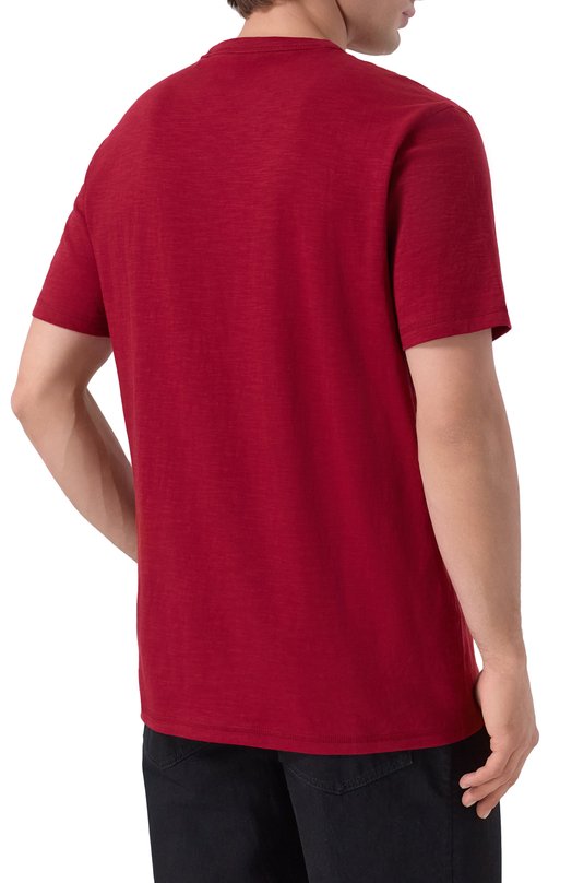 Хлопковая футболка BOSS Orange 50508243 Красный  50508243 Фото 4