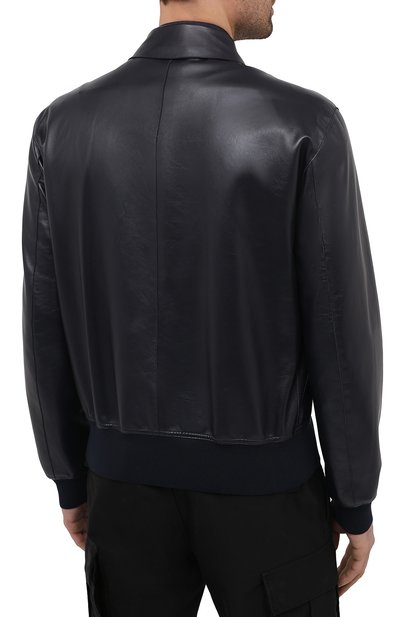 Кожаный бомбер GIORGIO ARMANI, арт. ASR13P/ASP11, фото 4