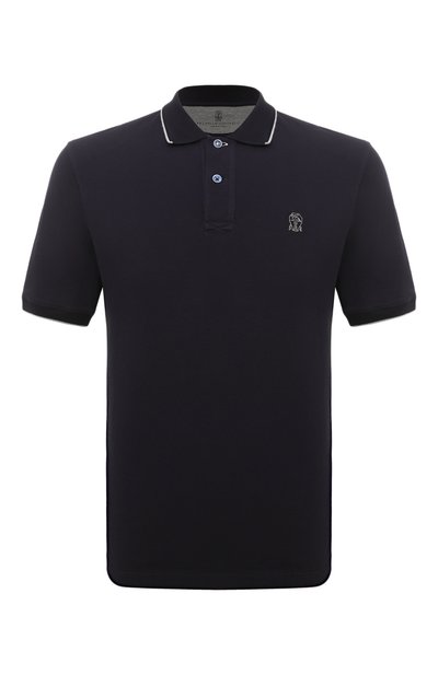 Мужское хлопковое поло BRUNELLO CUCINELLI, арт. ME8549779G