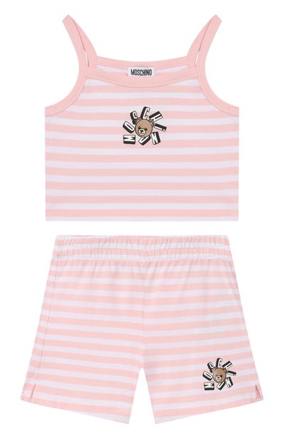 Комплект из топа и шорт MOSCHINO, арт. HDG01M/LAE10_001