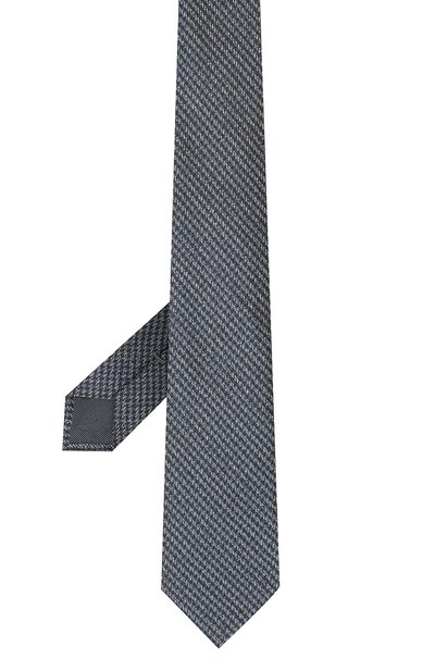 Шелковый галстук ZEGNA темно-синего цвета по цене 18950 руб., арт. Z7D31/1L7, фото 2 Шелковый галстук ZEGNA, арт. Z7D31/1L7, фото 2