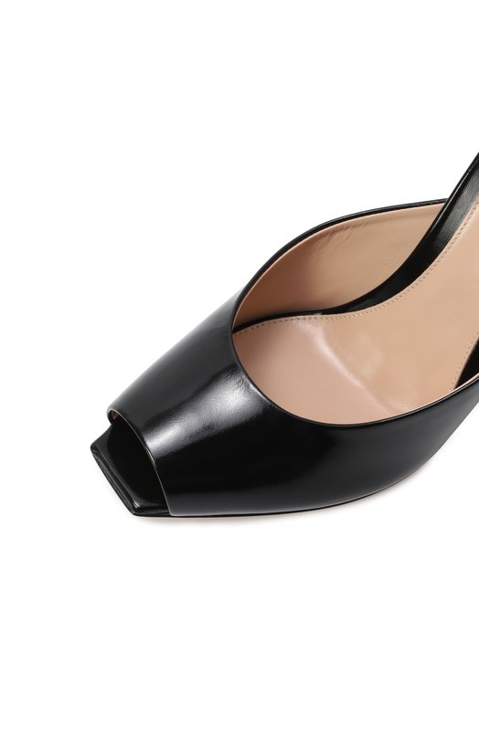Лакированные босоножки Ethel 95 Gianvito Rossi G61756.95RIC.NUINER0 Чёрный  G61756.95RIC.NUINER0 Фото 7