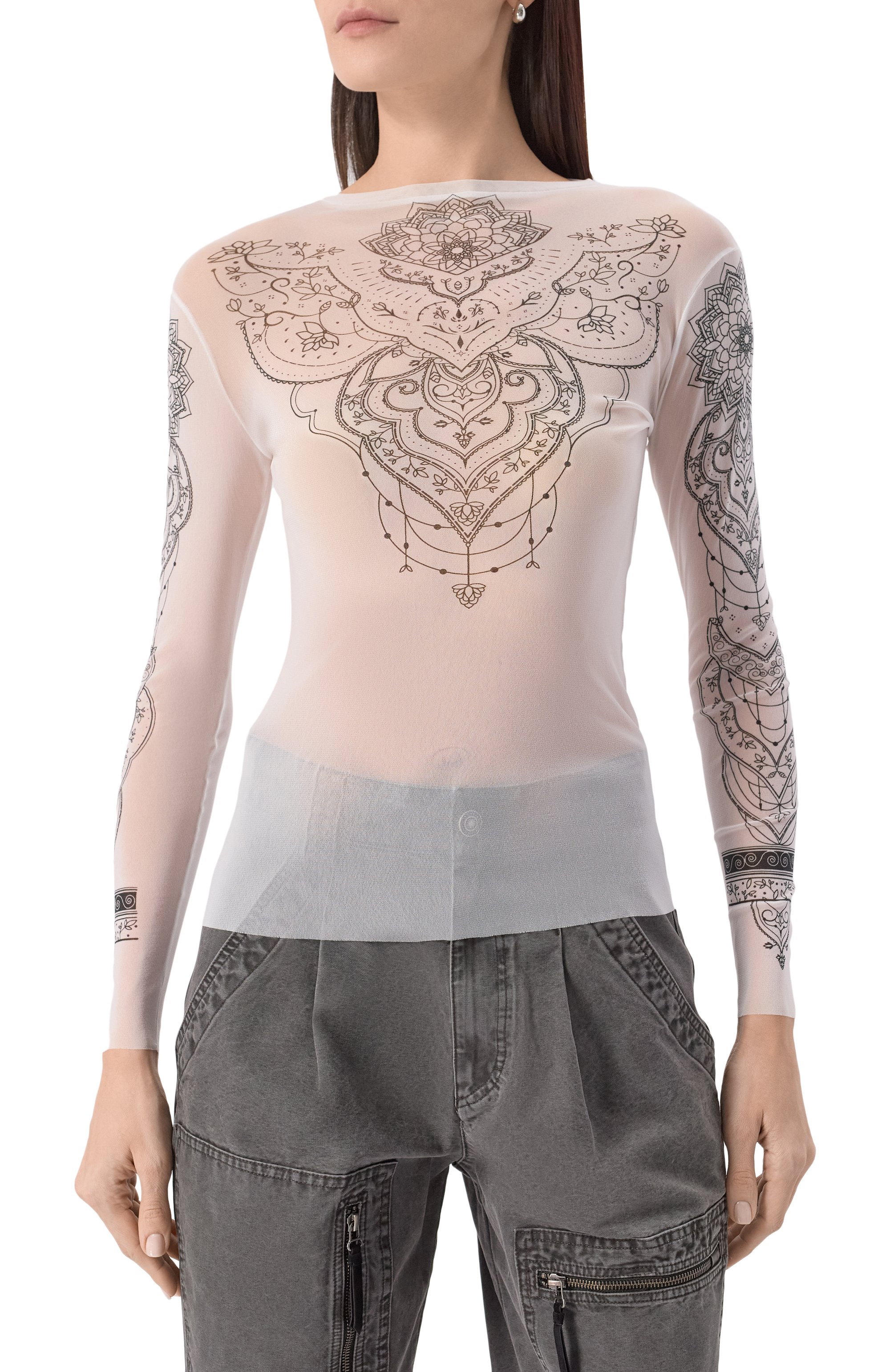 Топ D.EXTERIOR белого цвета по цене 22200 руб., арт. 60755, фото 3 Топ D.EXTERIOR, арт. 60755, фото 3