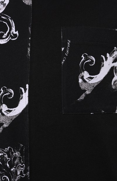 Хлопковая футболка VERSACE JEANS COUTURE, арт. 76GAH611/JS287, фото 5