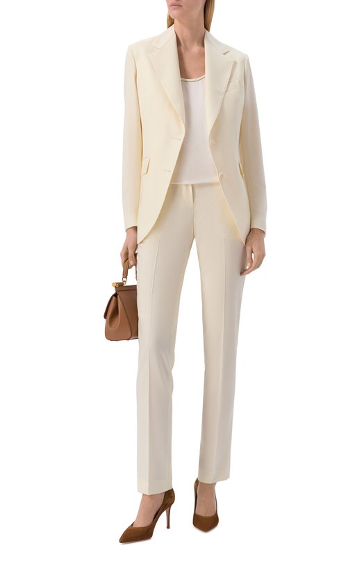 Шерстяной костюм MVST SDG200/S0731710_SET Кремовый SDG200/S0731710_SET