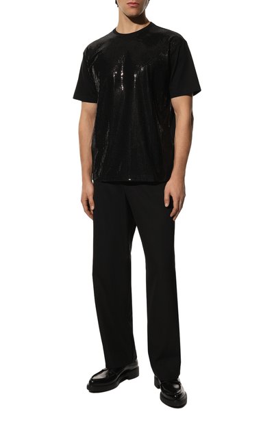 Хлопковая футболка PRADA, арт. UJN782-1Z5Y-F0002-221, фото 2