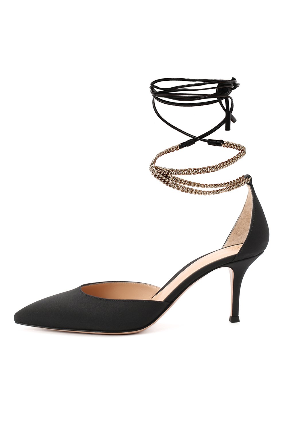 Текстильные туфли kira d'orsay 70 GIANVITO ROSSI, арт. G40137.70RIC.CXNNENE, фото 3