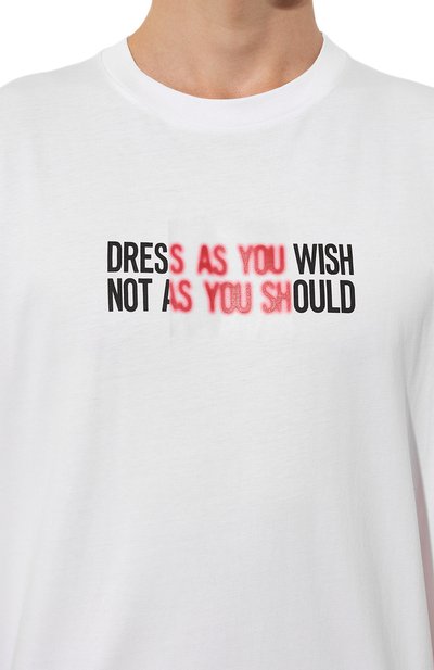 Хлопковая футболка MOSCHINO, арт. A0704/7041, фото 5