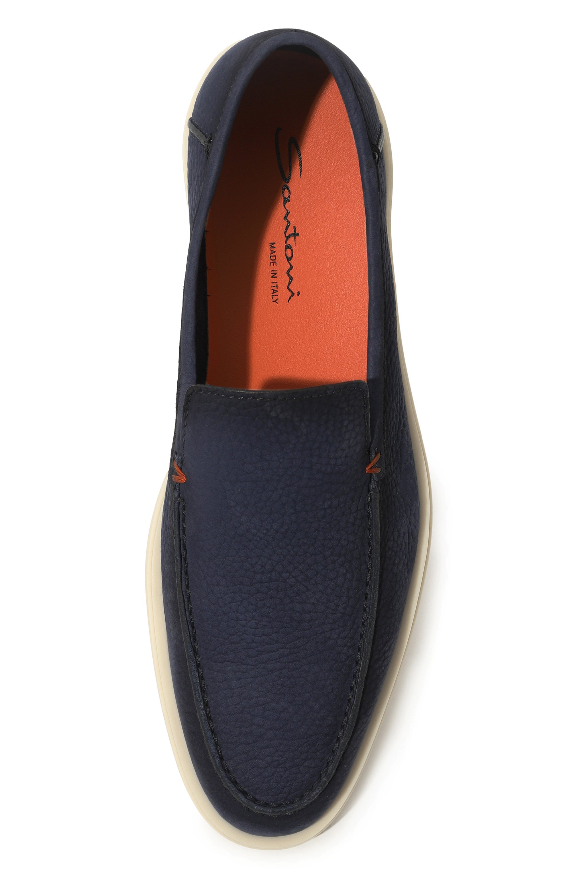 Кожаные лоферы detroit SANTONI, арт. MGDG17824TICSSC8, фото 6