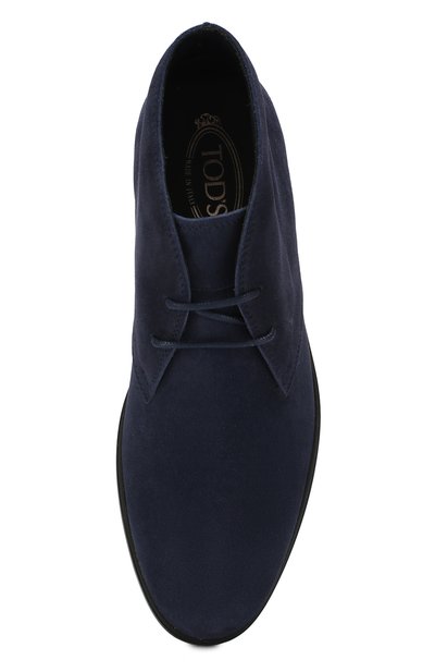 Замшевые ботинки TOD’S темно-синего цвета по цене 49950 руб., арт. XXM07B00D80RE0, фото 5 Замшевые ботинки TOD’S, арт. XXM07B00D80RE0, фото 5