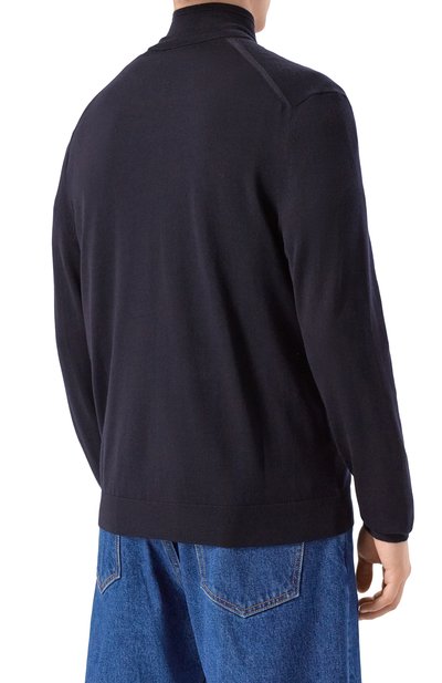 Шерстяной кардиган BOGNER темно-синего цвета по цене 35900 руб., арт. 88619785, фото 4 Шерстяной кардиган BOGNER, арт. 88619785, фото 4