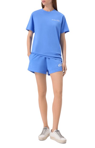 Хлопковая футболка SPORTY AND RICH, арт. T0043621306BL102, фото 2