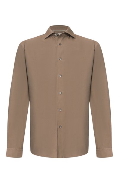 Мужская рубашка из шелка и хлопка CANALI, арт. CSL7065/GM03656