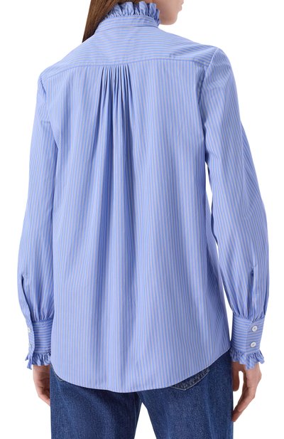 Хлопковая рубашка VALENTINO, арт. 7B3AB7R8/9MK, фото 4