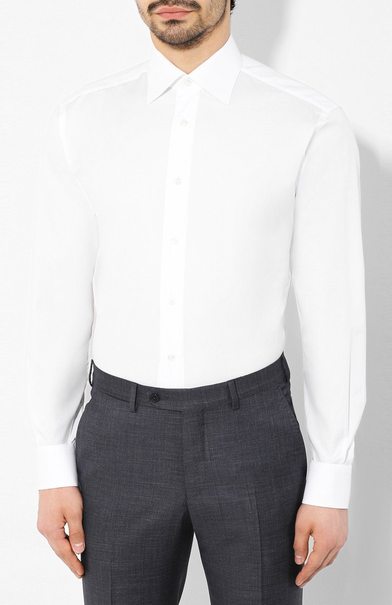 Хлопковая сорочка BRIONI, арт. RCLU1R/P90B4, фото 3