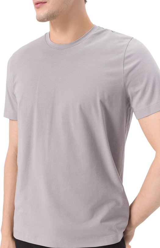 Хлопковая футболка Corneliani 25G586-2525028 Серый  25G586-2525028 Фото 5