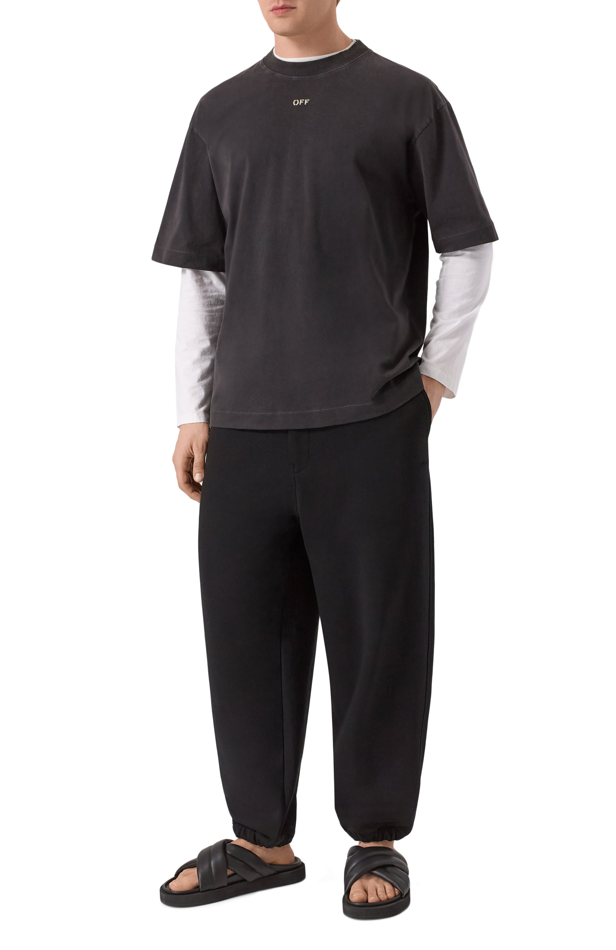 Кожаные шлепанцы crossed INUIKII, арт. 50102-548, фото 2