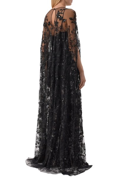Платье с отделкой пайетками и бисером ZUHAIR MURAD, арт. PKA26036/TUEM024, фото 3