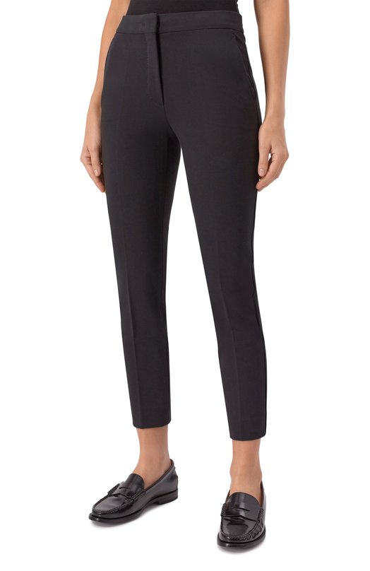 Брюки из вискозы Max Mara PEGN0 Чёрный  PEGN0 Фото 3