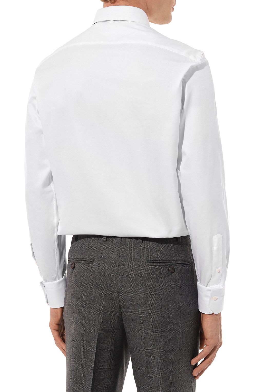 Хлопковая сорочка ZEGNA, арт. 701502A7/9MS0JI, фото 5