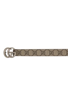 Детский ремень GUCCI бежевого цвета, арт. 432707/2ZG0G | Фото 3 (Материал: Текстиль, Синтетический материал, Пластик; Нос: Не проставлено; Материал сплава: Проставлено)