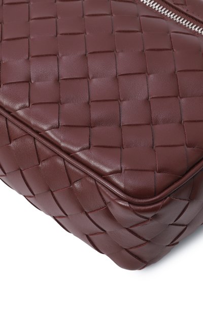 Борсетка BOTTEGA VENETA бордового цвета по цене 257500 руб., арт. 777390/V2HL1, фото 3 Борсетка BOTTEGA VENETA, арт. 777390/V2HL1, фото 3