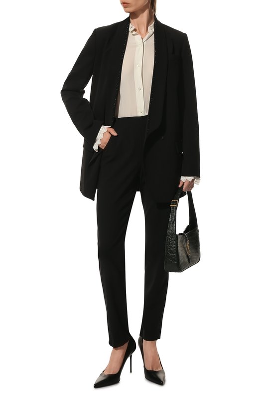 Шерстяные брюки Giorgio Armani 8CHPP01R/T001N Синий  8CHPP01R/T001N Фото 2