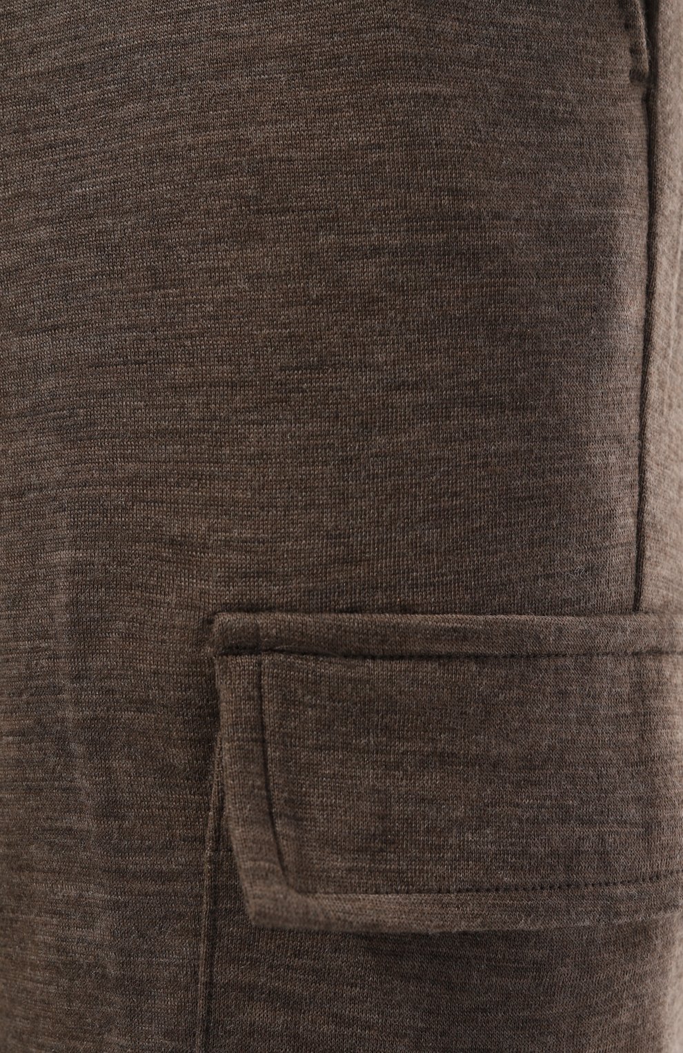 Шерстяные брюки-карго MARCO PESCAROLO коричневого цвета по цене 68600 руб., арт. T0R/50Y02, фото 5 Шерстяные брюки-карго MARCO PESCAROLO, арт. T0R/50Y02, фото 5
