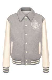 Бомбер из шерсти и кашемира Balmain