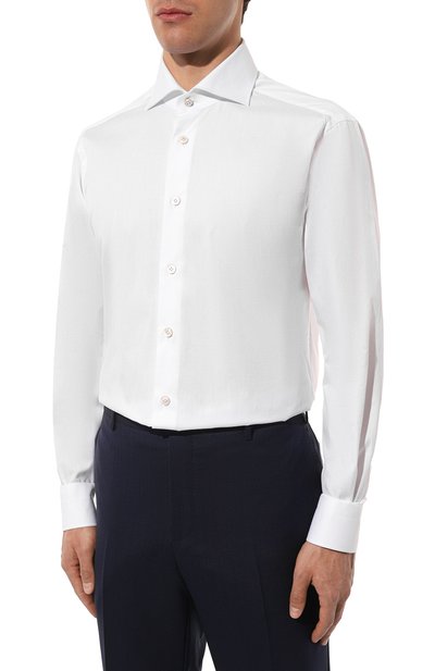 Хлопковая сорочка KITON, арт. UCCH08884, фото 4