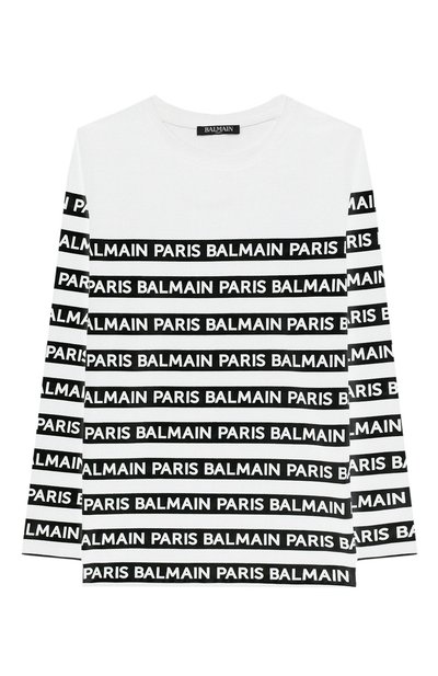 Хлопковый лонгслив BALMAIN, арт. 6L8550/LX150/4-10, фото 1