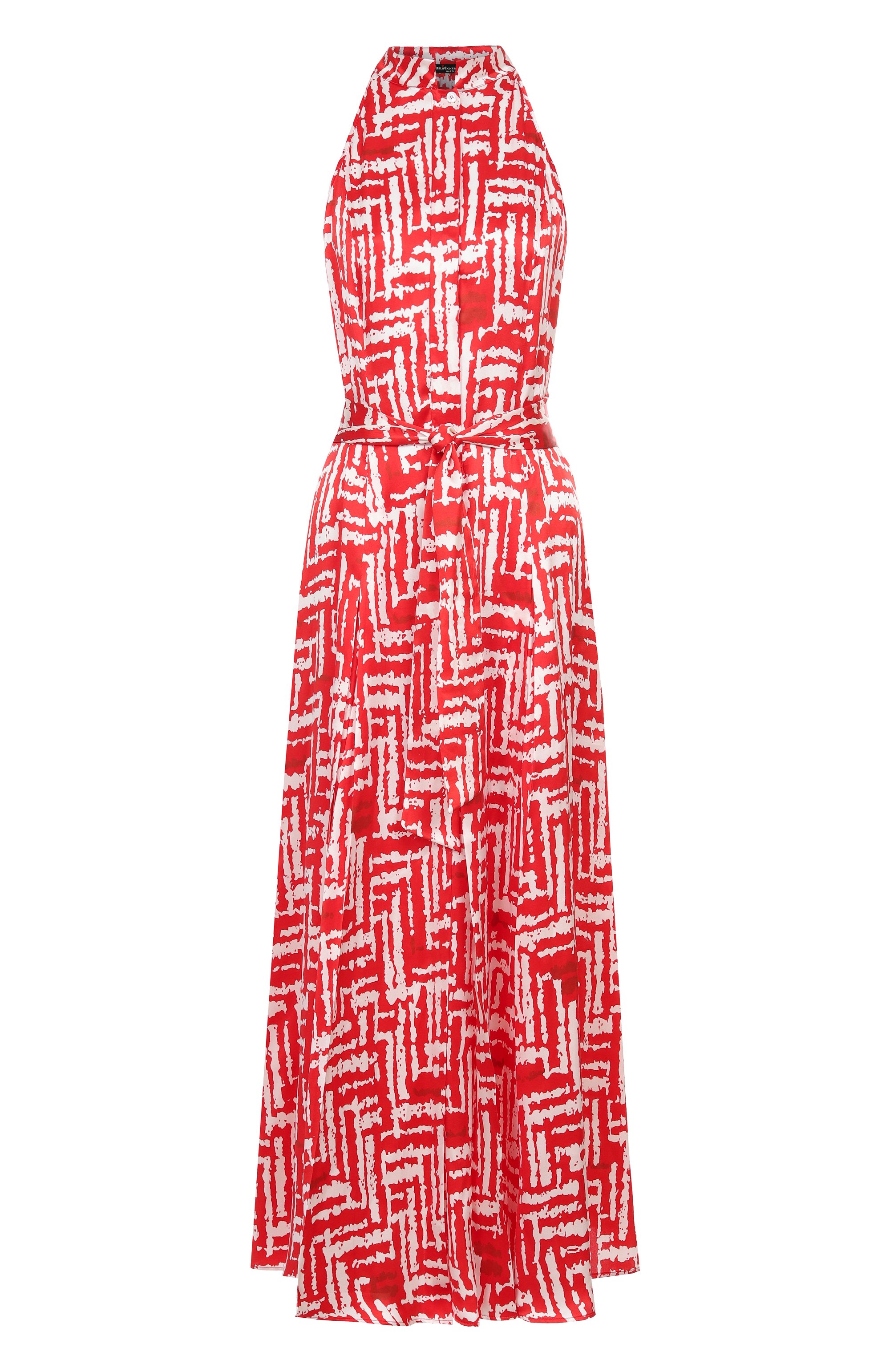 Атласное платье KITON, арт. D59307K0964E01, фото 1