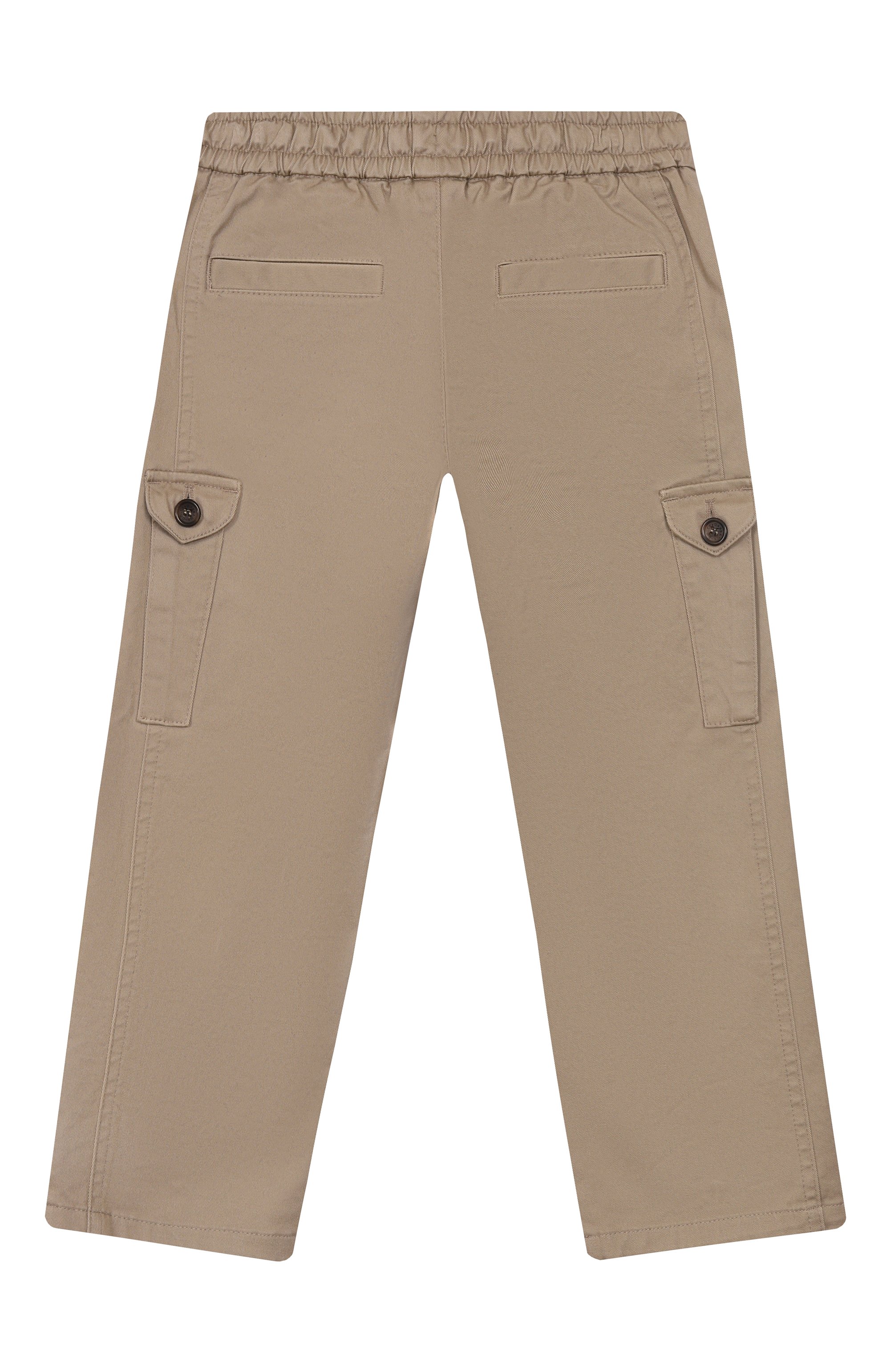 Хлопковые брюки-карго DOLCE & GABBANA бежевого цвета по цене 65950 руб., арт. L44P97/FUFL3/8-12+, фото 2 Хлопковые брюки-карго DOLCE & GABBANA, арт. L44P97/FUFL3/8-12+, фото 2
