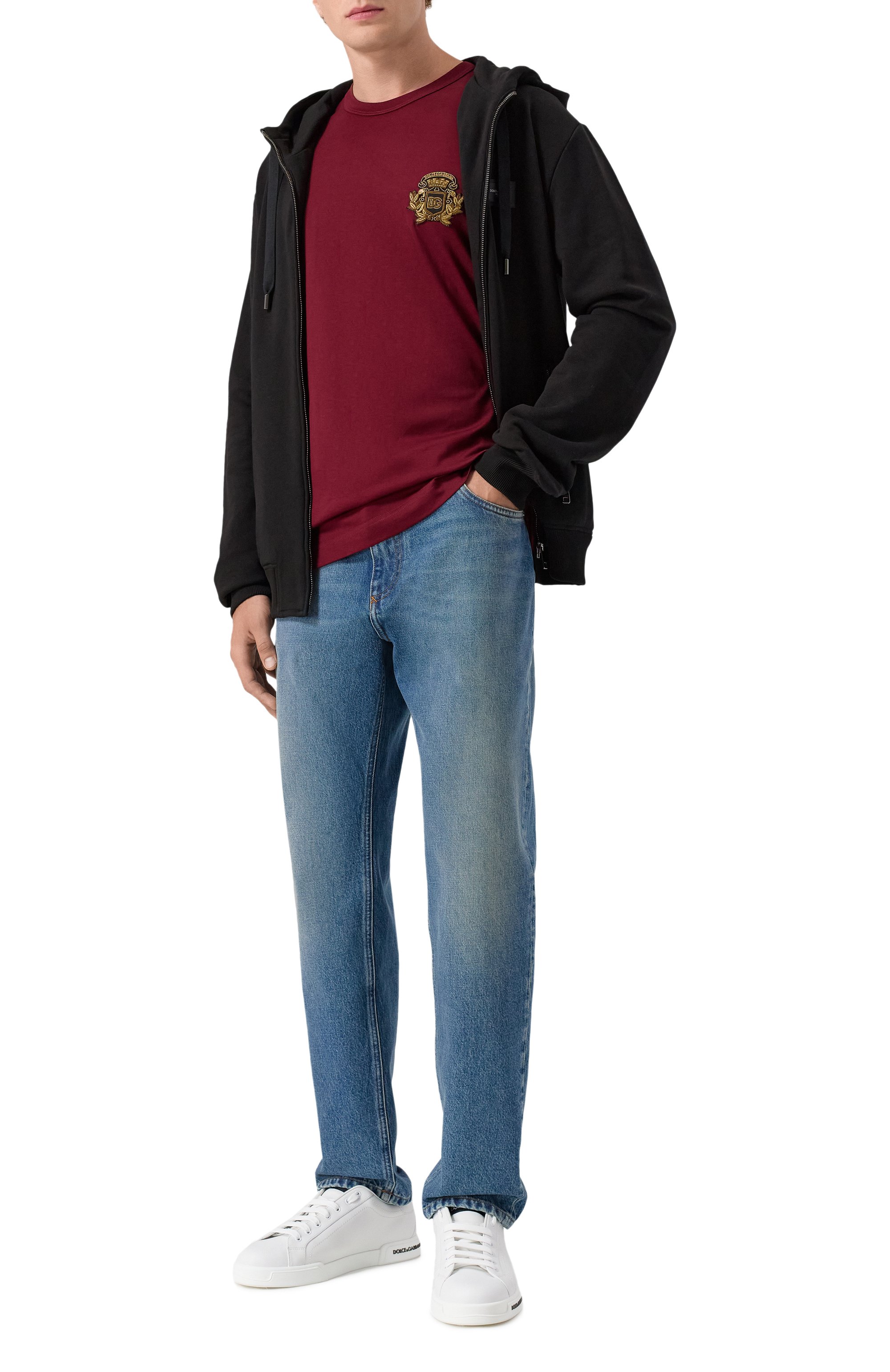 Хлопковая футболка DOLCE & GABBANA, арт. G8PV1Z/G7PJ5, фото 2