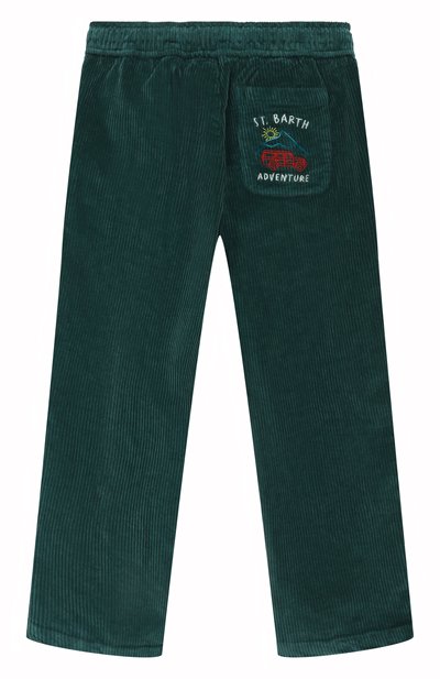 Вельветовые брюки MC2 SAINT BARTH зеленого цвета по цене 18300 руб., арт. KIL0001-00668I, фото 2 Вельветовые брюки MC2 SAINT BARTH, арт. KIL0001-00668I, фото 2