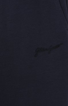 Детские хлопковые брюки GOLDEN GOOSE DELUXE BRAND темно-синего цвета, арт. GKP02226.P001953 | Фото 3 (Нос: Не проставлено; Материал внешний: Хлопок; Случай: Повседневный; Мальчики Кросс-КТ: Брюки-спорт; Ростовка одежда: 4 года | 104 см, 6 лет | 116 см, 8 лет | 128 см, 10 - 11 лет | 140 - 146см, 12 лет | 152 см)