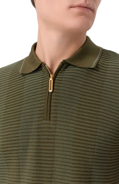 Поло из шелка и хлопка STEFANO RICCI, арт. K818104P31/F26170, фото 5