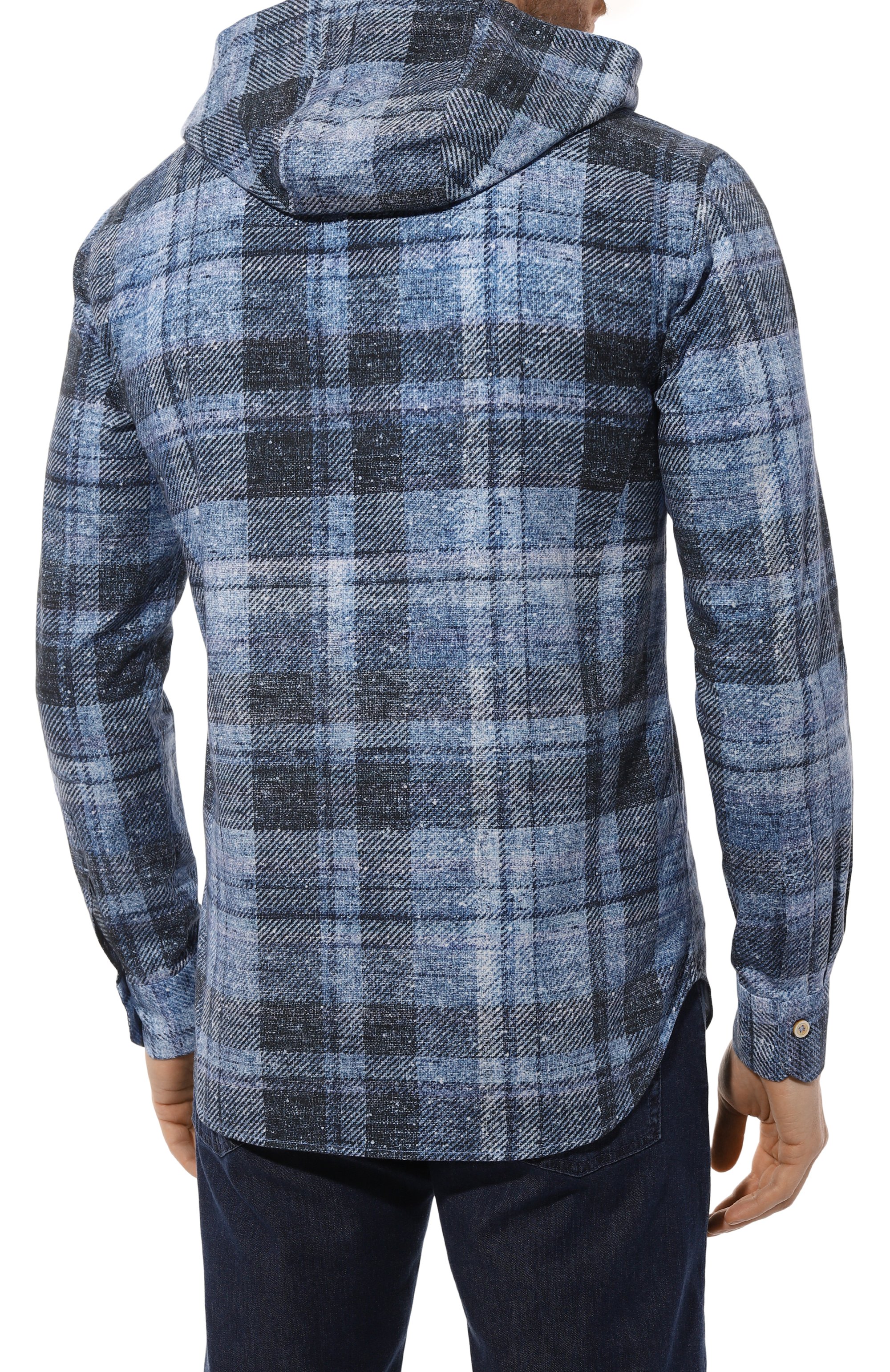 Хлопковая рубашка KITON, арт. UMCMARH0867501, фото 4