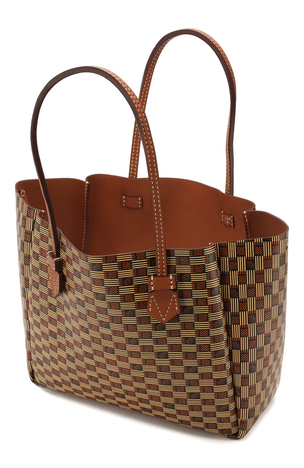 Двусторонняя кожаная сумка MOREAU, арт. SVINMDIITTTRSTB, фото 4