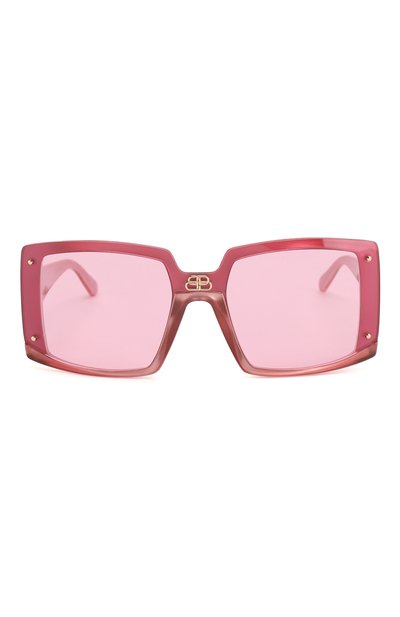 Солнцезащитные очки BALENCIAGA темно-розового цвета по цене 33900 руб., арт. BB0081S 004, фото 3 Солнцезащитные очки BALENCIAGA, арт. BB0081S 004, фото 3