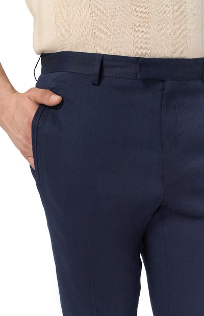 Брюки изо льна и шерсти CORNELIANI, арт. 254513-2518468, фото 5
