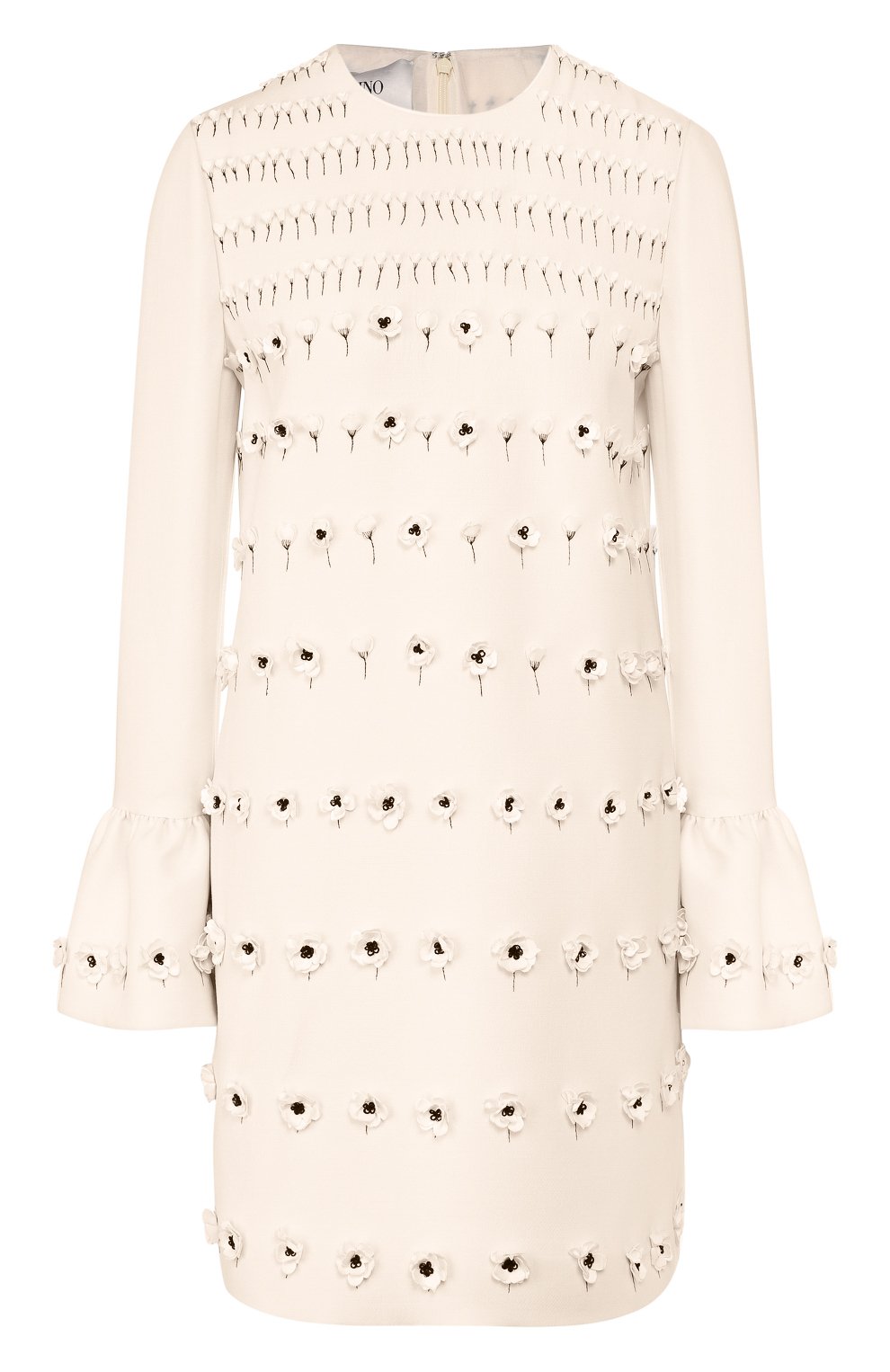 Платье VALENTINO кремового цвета по цене 545500 руб., арт. SB3VAMW21CF, фото 1 Платье VALENTINO, арт. SB3VAMW21CF, фото 1