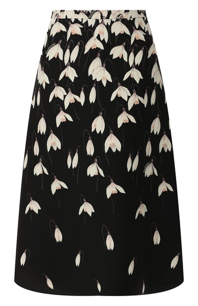 Женская юбка из смеси шерсти и шелка VALENTINO, арт. SB3RA5454PK