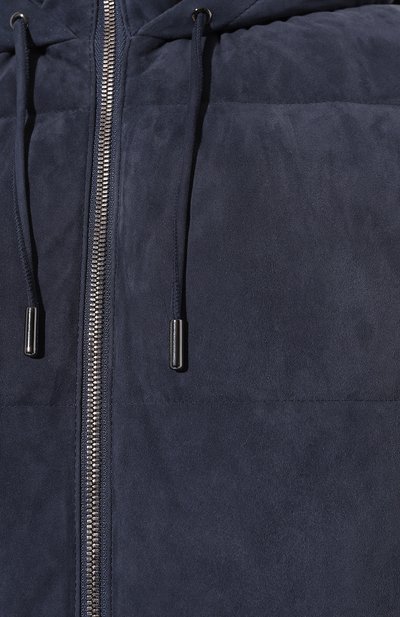 Пуховый жилет с отделкой из нутрии MVST, арт. 22538, фото 5