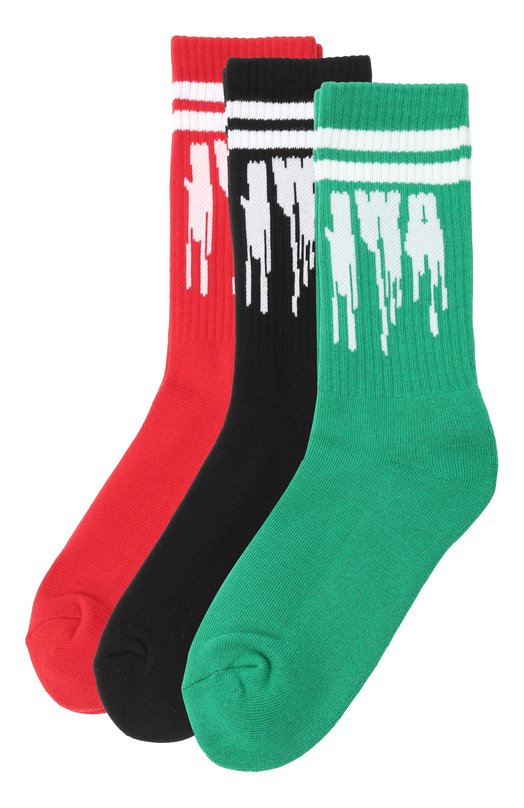 Комплект из трех пар носков JW Anderson KW0777-YN0180 Разноцветный KW0777-YN0180