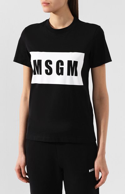 Хлопковая футболка MSGM, арт. 2741MDM95 195797, фото 3