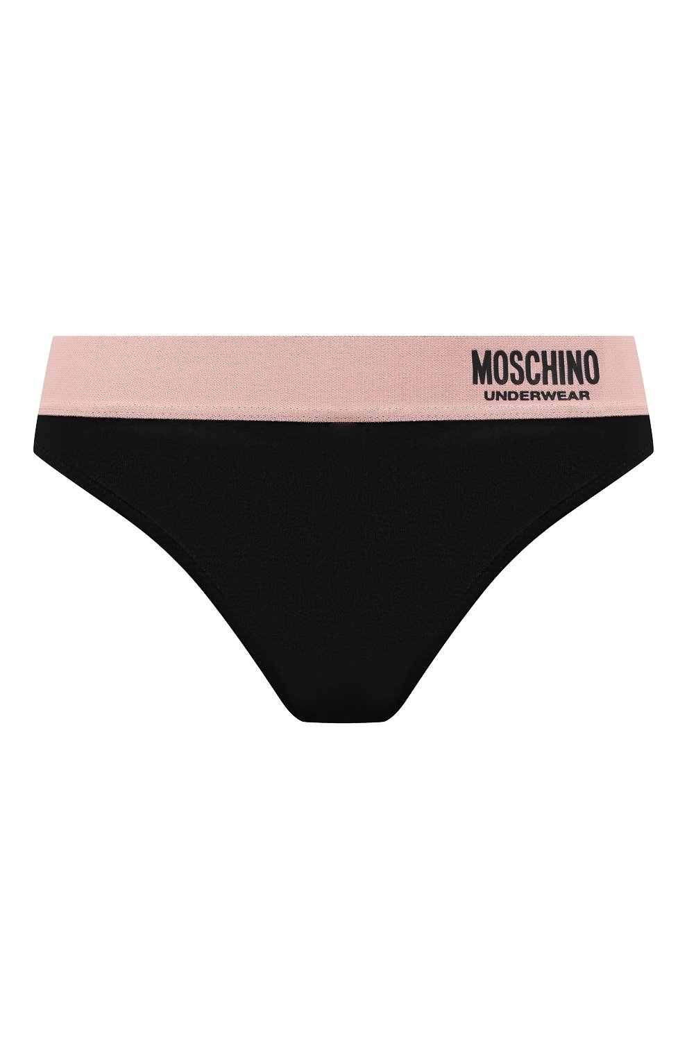 Трусы-стринги MOSCHINO черного цвета по цене 6220 руб., арт. A4710/9003, фото 1 Трусы-стринги MOSCHINO, арт. A4710/9003, фото 1