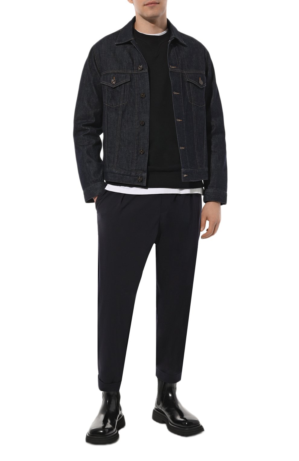 Хлопковый свитшот BALMAIN, арт. AH0JQ005BB04, фото 2